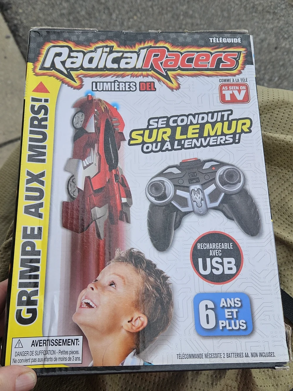 As Seen On TV Radical Racers LED Wall-Climbing Car in Blue